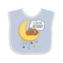 Inktastic I Love My Mommy Boys or Girls Baby Bib