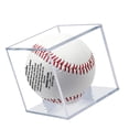 thumbnail image 2 of Vitrina de béisbol Caja de exhibición de recuerdos con núcleo de madera Béisbol Caja de almacenamiento de béisbol multiusos estable y fácil de usar, 2 of 8