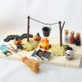 thumbnail image 6 of Konghyp Halloween Dollhouse Decoration Set, Spooky Ornament Toys, Pumpkins, Skulls, Reusable Holiday Accessories for Parties and Celebrations, 6 of 6