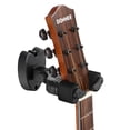 thumbnail image 1 of Soporte de pared para guitarra Donner Locking, paquete de 1 unidad para guitarra y bajo, color negro, 1 of 7