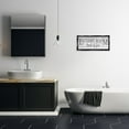 thumbnail image 2 of Stupell Industries Fun Laundry Room Funny Bathroom Typography Painting Black Floater Framed Canvas Art Print Wall Art, 25 x 11, 2 of 9