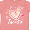 thumbnail image 4 of Inktastic Pop Pop's Little Sweetie with Pink Heart Cookie Boys or Girls Toddler T-Shirt, 4 of 5