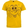 thumbnail image 1 of Bob L'éponge - T-Shirt de Costume Visage à Imprimé Gel, 1 of 1