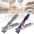 thumbnail image 3 of Tzgsonp Nail Clipper Stainless Steel Wide Jaw Opening Toenail Cutter Splash-proof Ergonomic Curve Sharp Fingernail Trimmer Heavy Duty Nail Grooming Tool for Adults Seniors Pets, 3 of 10