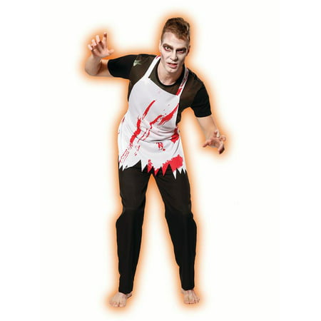 Horror Bloody Kitchen Apron Halloween Butcher Cooking Cosplay Costume