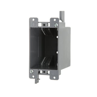 Carlon 1-Gang 22 cu. in. New Work PVC Electrical Outlet Box B122A-UPC - The  Home Depot