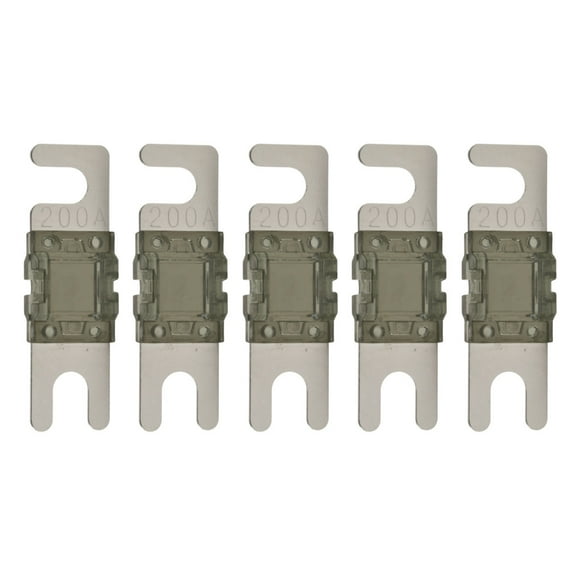 High-quality Nickel Plated 200A Amp Mini ANL Fuse (5 pack)