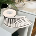 thumbnail image 3 of 1 rollo de papel higiénico, rollo de papel impreso, servilleta decorativa con impresión de Piano, pañuelos de baño, 3 of 6