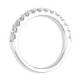 thumbnail image 2 of 1/2 Carat Round Diamond Wedding Band Ring in 14K White Gold (Ring Size 6.25), 2 of 4