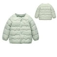 thumbnail image 2 of KAUOD Toddler Quilted Down Jackets Lightweight Warm Winter Outwear Baby Girls Snap Buttons Puffer Coats Padded Outwear, 2 of 8