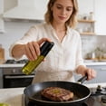 thumbnail image 4 of Oil Sprayer for Cooking Olive & Avocado Oil Spray Bottle, 100ml Food Grade Glass Mister with Adjustable Nozzle, 304 Stainless Steel Kitchen Gadgets for Air Fryer Salad Frying BBQ, 4 of 4