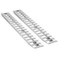 thumbnail image 1 of KFFKFF Loading Ramps, 2 Pcs 108 x 15 in, Durable Aluminum and Heavy-Duty Trailer Ramp Set with Anti-Slip Plates, 10000 Lbs Combined Capacity, 1 of 8