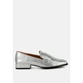 thumbnail image 5 of Jongs Metallic Penny Loafers, 5 of 7