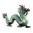 thumbnail image 4 of Estatua de dragón de china tradicional, estatuilla de decoración artesanal, escultura de decoración, estatua de dragón chino para escritorio Verde, 4 of 8