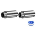 thumbnail image 1 of Brazo de extensión para cabezal de ducha Uxcell, adaptador de tubería de extensión de acero inoxidable G1/2 macho a hembra 2.36"/60mm 3pcs, 1 of 1