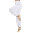 thumbnail image 3 of Guluxicc Womens Plus Size Dance Performance Pants Casual Loose Elastic High Waist Training Pants Size M-3XL, 3 of 3