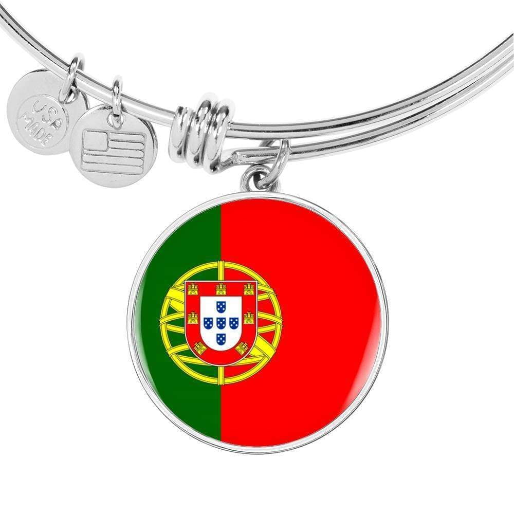 Portugal Portuguese Flag Surgical Steel Earrings 