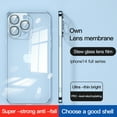 thumbnail image 2 of Dteck For iPhone 14 Pro Max 6.7 inch Clear Slim Case,Luxury Crystal Transparent PC Plating Bumper Dust-proof Glass Camera Lens Protector Shockproof Ultra Thin Fit Cover.For iPhone 14 Pro Max,Gold, 2 of 10
