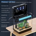 thumbnail image 5 of Fish Tank JPHYLL de 8,3 litros con bomba silenciosa 3 en 1 y luz LED de 7 colores, 5 of 5