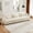 Cream, variant on Extra Large 3 Seat Modern Velvet Sofa, Oversize Sofa, Clould Like Comfortable Seat and Back Support with Waist Pillows and Throw Pillows (Gray)