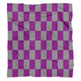 thumbnail image 5 of Luxurious Reversible Soft Cozy Throw Blanket in Checkered Jacquard - Thick & Warm for Bed Couch - Bed Throw Blanket for All Seasons Decorative 50x60in Blanket, 5 of 5