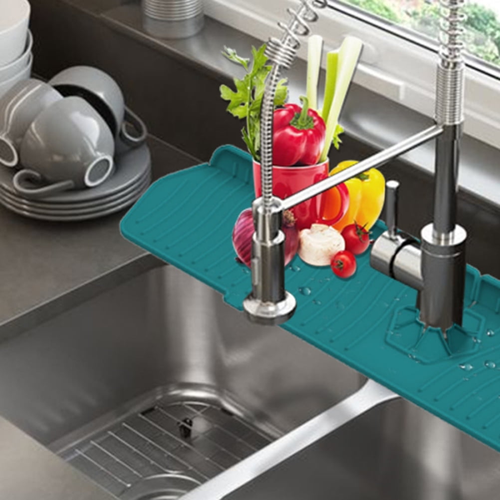 Tapis De Robinet En Silicone Pour Évier De Cuisine, Garde