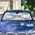 thumbnail image 6 of Iauyy Foldable Windshield Sun Shade for Cars, Interior Sun Protection for car UV Protection for Sedan/SUV/Truck, (S/M/L) Vortex Stars, 6 of 8