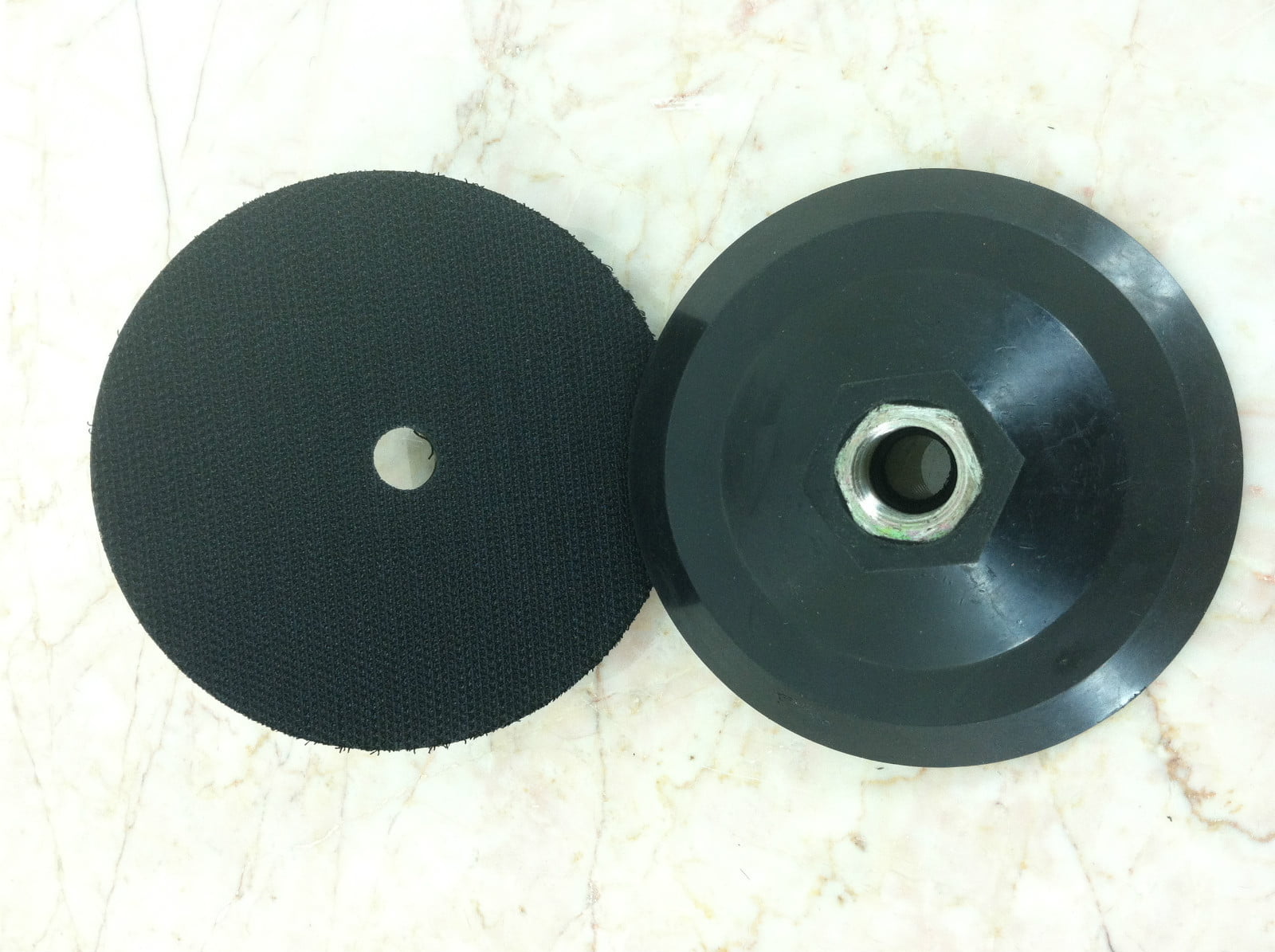 TEMO 8p Diamond Polishing Pads WET Wheel Disc SET w Holder Compatible for Dremel 