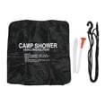 thumbnail image 3 of Camping Bath Bag, PVC Foldable Black 40L UV Protection Coating Easy To Store Solar Camp Shower Bag With Plastic Tube For Outdoor, 3 of 8