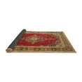 thumbnail image 2 of Ahgly Company Indoor Square Medallion Brown Traditional Area Rugs, 5' Square, 2 of 4