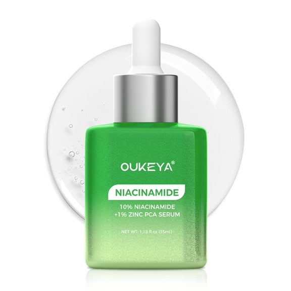 OUKEYA Niacinamide 10% Niacinamide +1% Zinc PCA Serum, 1.18 fl.oz (35ml)