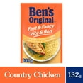 thumbnail image 1 of BEN'S ORIGINAL FAST & FANCY Country Chicken Flavour Rice, 132g Pouch, 1 of 7