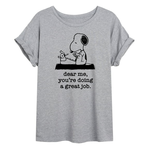 Peanuts - Dear Me Doing Great Job - Women's Oversized T-Shirt