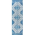 thumbnail image 4 of JONATHAN Y BOHEMIAN FLAIR 2 x 8 Runner Rug, Vintage Medallion - Cream/Blue, BMF106B-28, 4 of 5