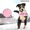 thumbnail image 2 of Dog Winter Coat - Windproof Fleece Warm Thick Dog Jacket for Snow Rainy Cold Weather - Pink Cozy Dog Coat for Small Medium Dogs - Indoor & Outdoor Use (S-XXL), 2 of 7
