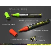 24 Neon Fluorescent Acrylic Paint Pens Markers Set 3mm (MEDIUM)