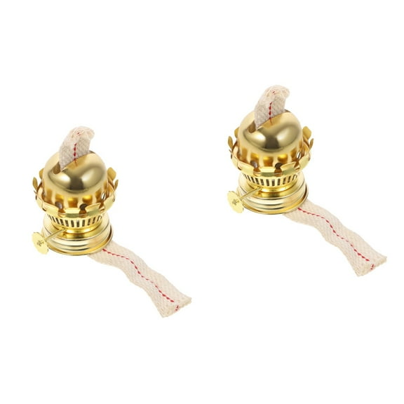 HEATSHAKING Kerosene Lamp Replacement Wick Golden Sets 1.8x1.8x2.4in