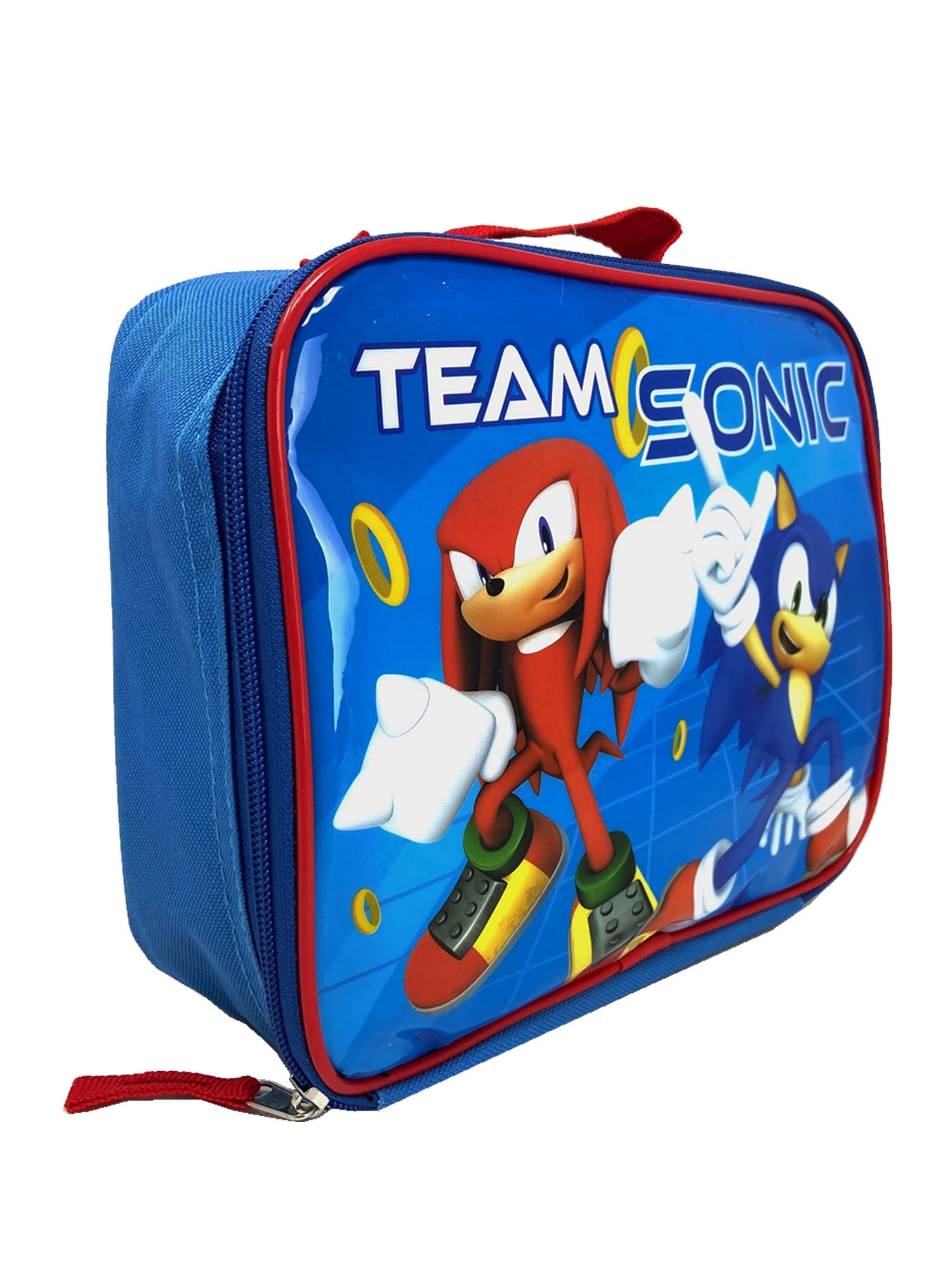 Sonic The Hedgehog Lunch Bag Insulated Knuckles Team Sonic Blue Red