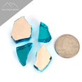 thumbnail image 3 of Fire Pit Glass - Aqua Blue Reflective Fire Glass 1/2" - Reflective Fire Pit Glass Rocks - Blue Ridge Brand™ Reflective Glass for Fireplace and Landscaping, 3 of 3