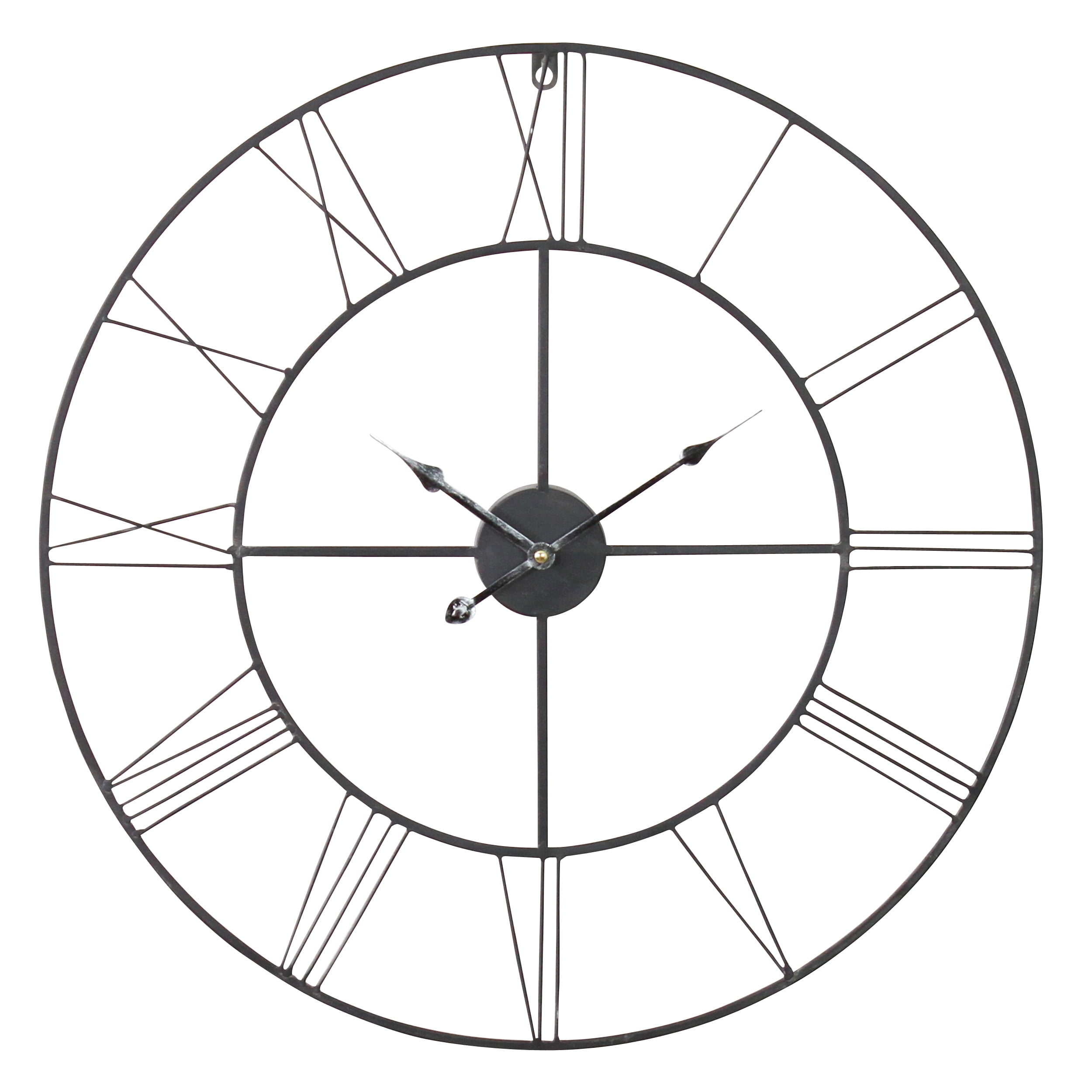 Aspire Home Accents 0.5" Quartz Farmhouse Wall Clock