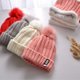 thumbnail image 3 of Minnieouse Gorro de lana de poliéster, gorros esenciales de invierno cálidos y elegantes, varios colores, sombrero hecho punto para mujer Sombreros rosa, 3 of 6