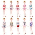 thumbnail image 1 of 10 Uds. 30cm 11 pulgadas muñeca vestir ropa de moda falda pantalones traje de baño muñeca barbie juguetes para niñas, 1 of 5