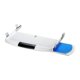 thumbnail image 4 of Bandeja para teclado debajo del escritorio, bandeja deslizante para teclado, riel deslizante silencioso extraíble Blanco, 4 of 9