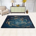 thumbnail image 3 of 72x48in Area Rug Machine Washable Floor Mats Skid-Resistant Backing Carpet for Home Kitchen Bedroom Whirlpool Carp Pattern, 3 of 7