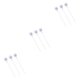 thumbnail image 2 of Yuarrent 3 Pieces Stainless Steel Cake Probe Kitchen Anti-rust Home Testing Needle Tool Skewer Tester Reusable Accessories Type1 NO1, 2 of 6
