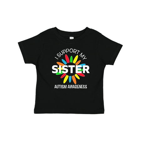 

Inktastic I Support My Sister Autism Awareness Gift Baby Boy or Baby Girl T-Shirt