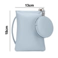 thumbnail image 2 of Hukapapa Bolso retro para teléfono móvil mini bolso de hombro para mujer de modaazul, 2 of 5