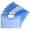 Blue, variant on Clear Document Folders Plastic Envelope