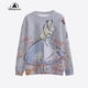 thumbnail image 2 of Jersey deportivo holgado de manga larga con estampado de dibujos animados Y2k de princesas de Disney para mujer, jersey de cuello redondo informal de moda de primavera, 2 of 5