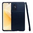 thumbnail image 1 of Funda de Silicon Uso Rudo Atti Rugged Carbon Huawei Nova 8 Azul Marino 1pz Mas Mica 9D, 1 of 8